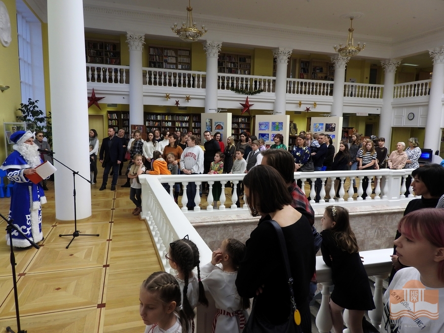 На церемонии подведения итогов конкурса «Волшебное Рождество»