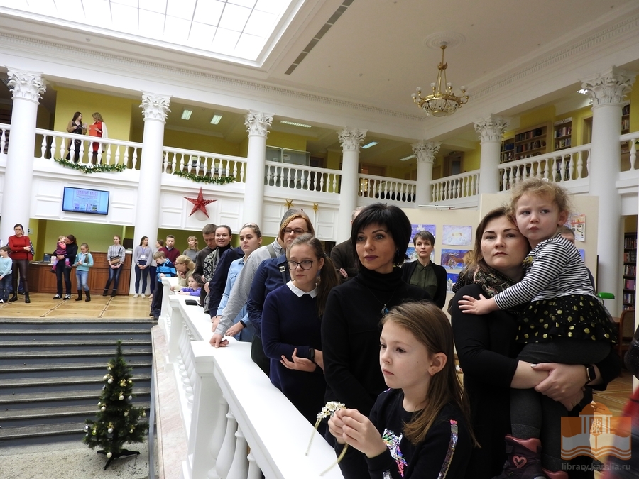 На церемонии подведения итогов конкурса «Волшебное Рождество»