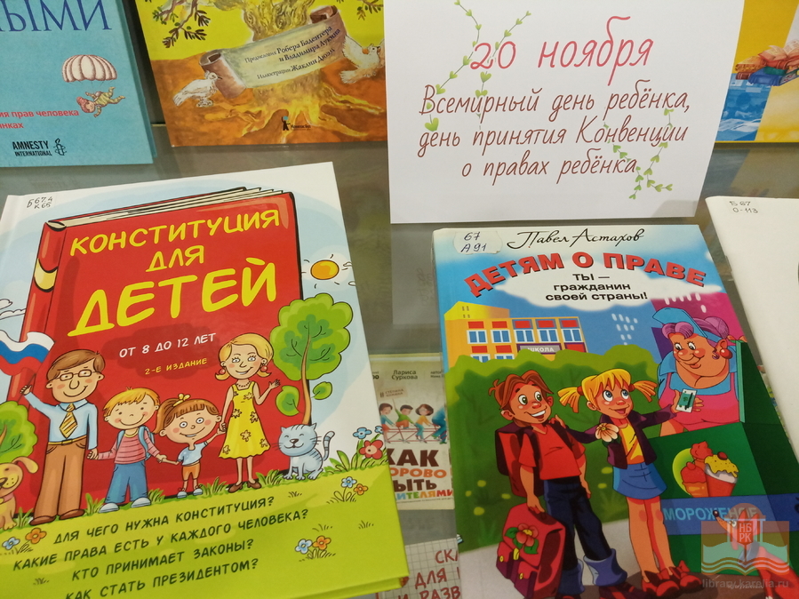 «Я – ребёнок, я – человек!»: виртуальная книжная выставка