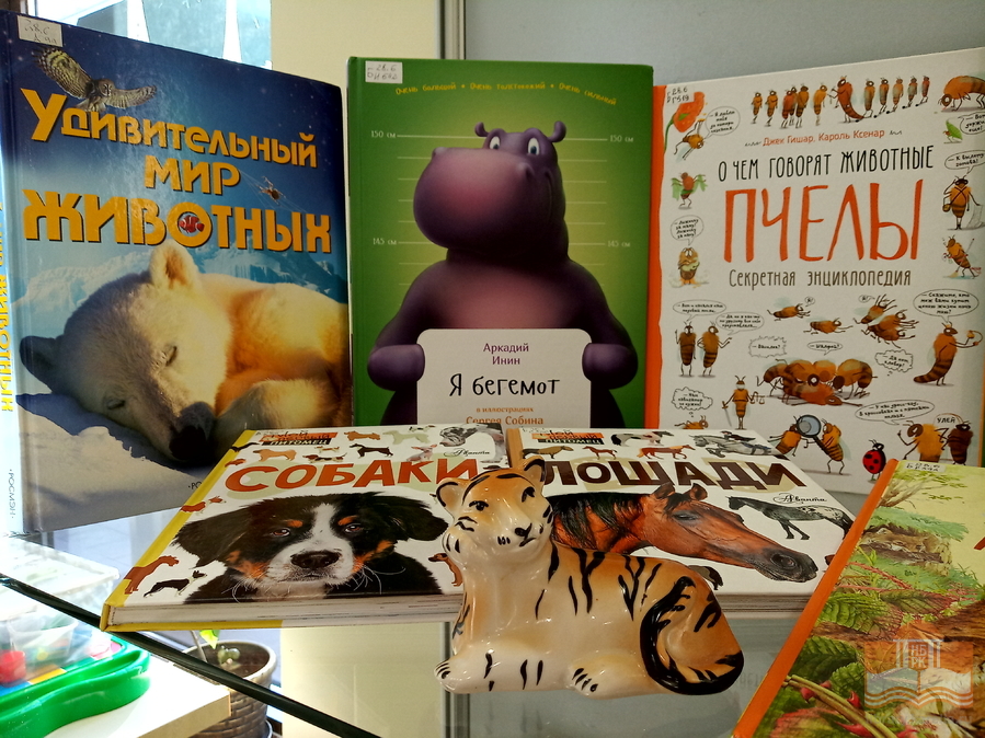 «Дикие, домашние – все такие важные»: тематическая книжная выставка в Центре детского чтения