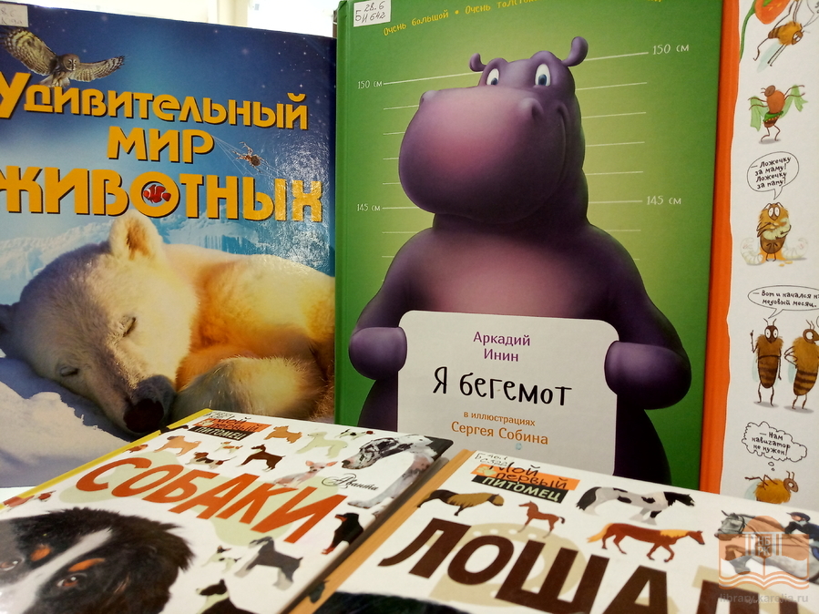 «Дикие, домашние – все такие важные»: тематическая книжная выставка в Центре детского чтения