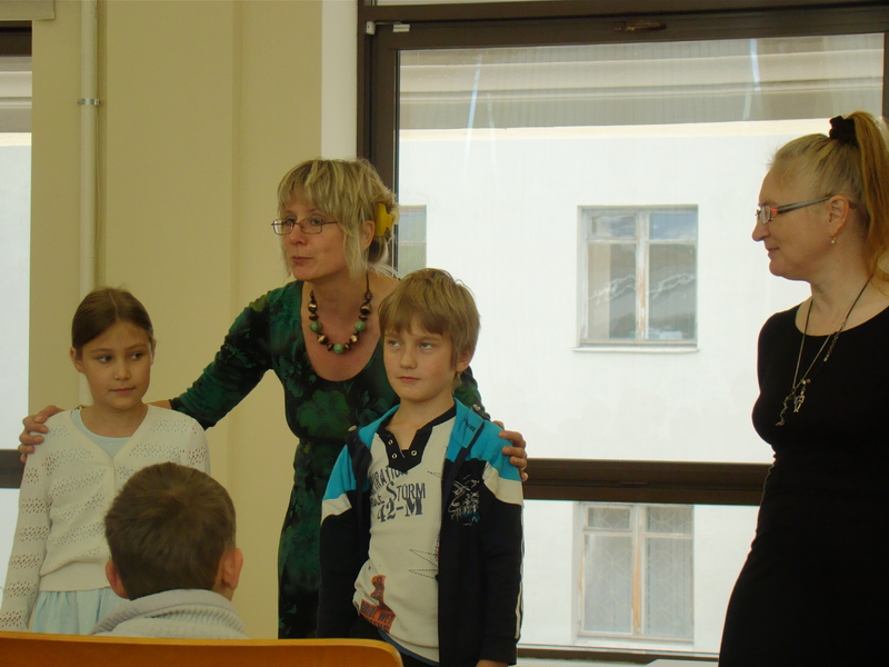 Елена Усачёва и Анна Матасова с участниками встречи