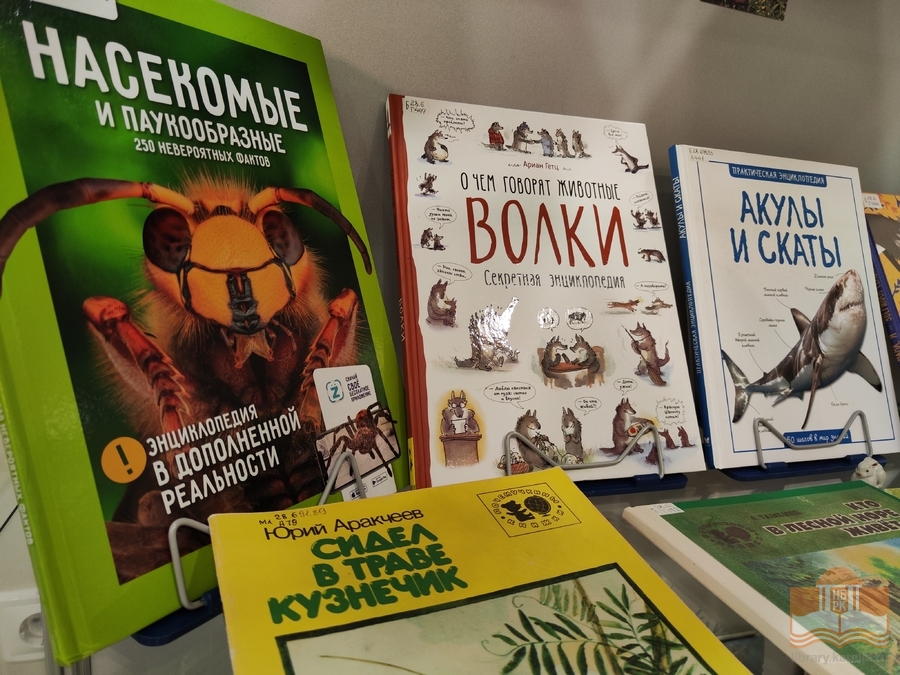 «Дикие и домашние – все такие важные»: книжная выставка в Центре детского чтения