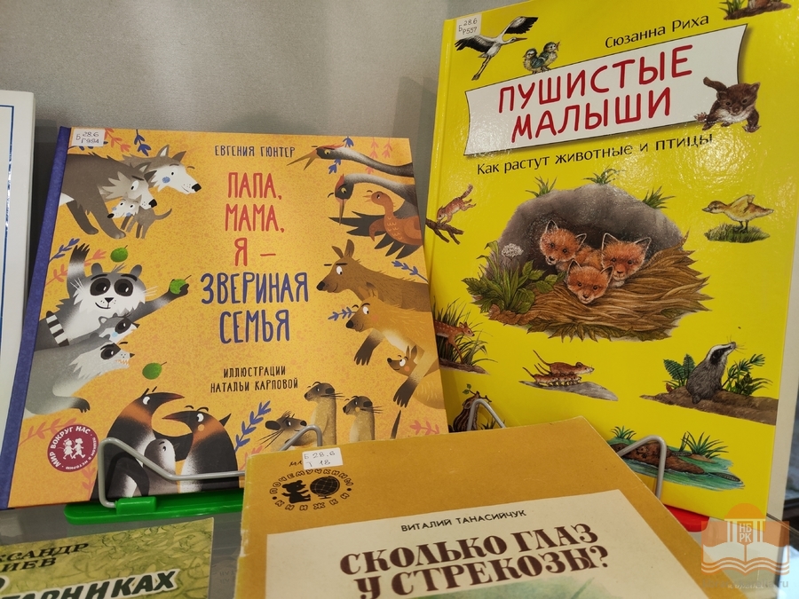 «Дикие и домашние – все такие важные»: книжная выставка в Центре детского чтения