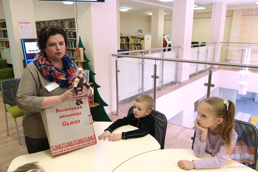 Дошколята знакомятся с эпосом «Калевала»