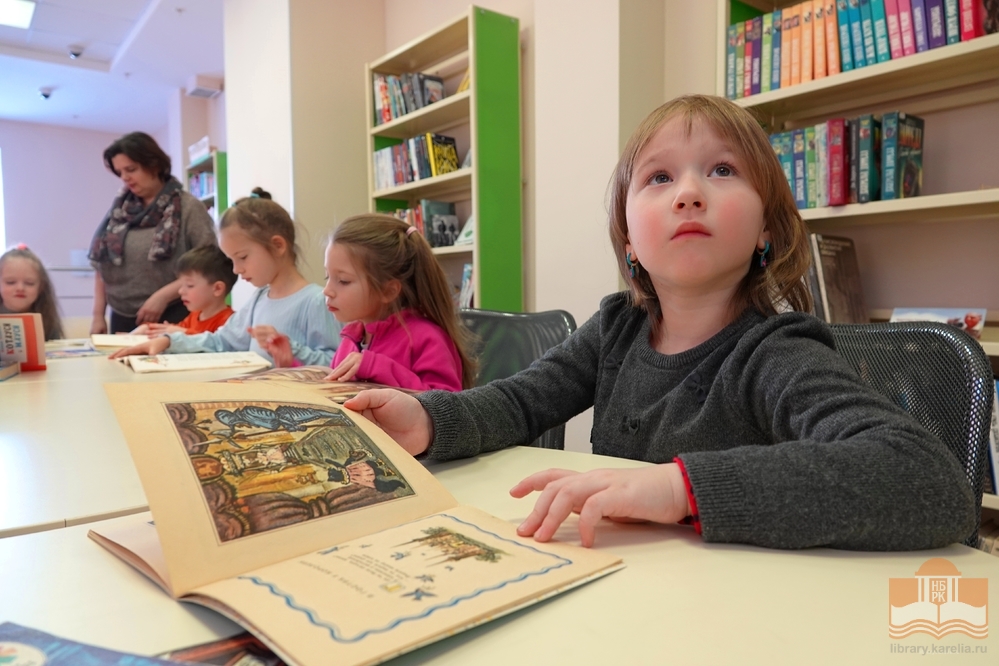 Большой интерес маленьких читателей вызвали книги
