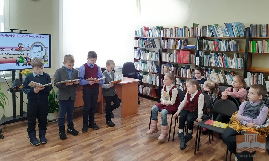 Акция «Читаем вместе, читаем вслух!» в Суоярвской центральной библиотеке