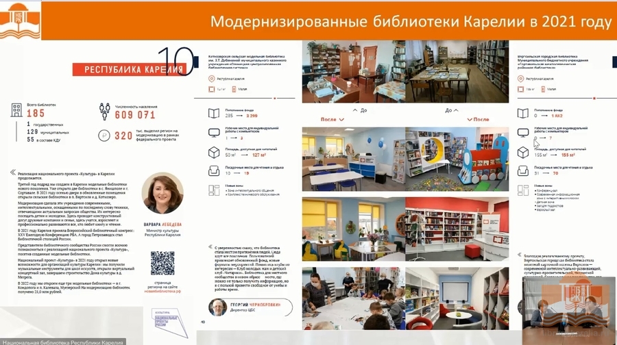 Международный телемост «Модельная библиотека: какая она». Доклады участников