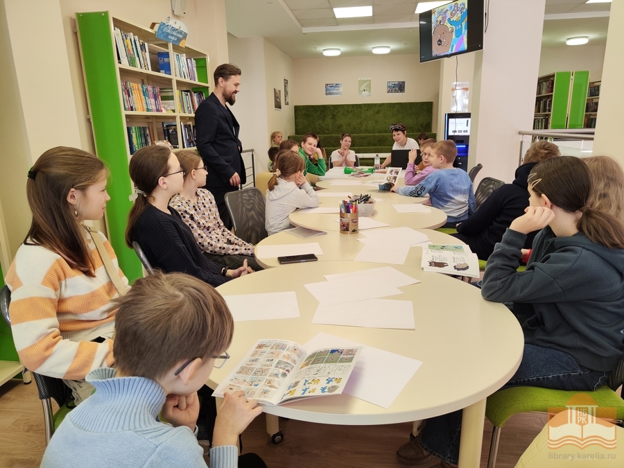 Мастер-класс создателя комиксов «Приключения медведя Какана» Анны Даниловой