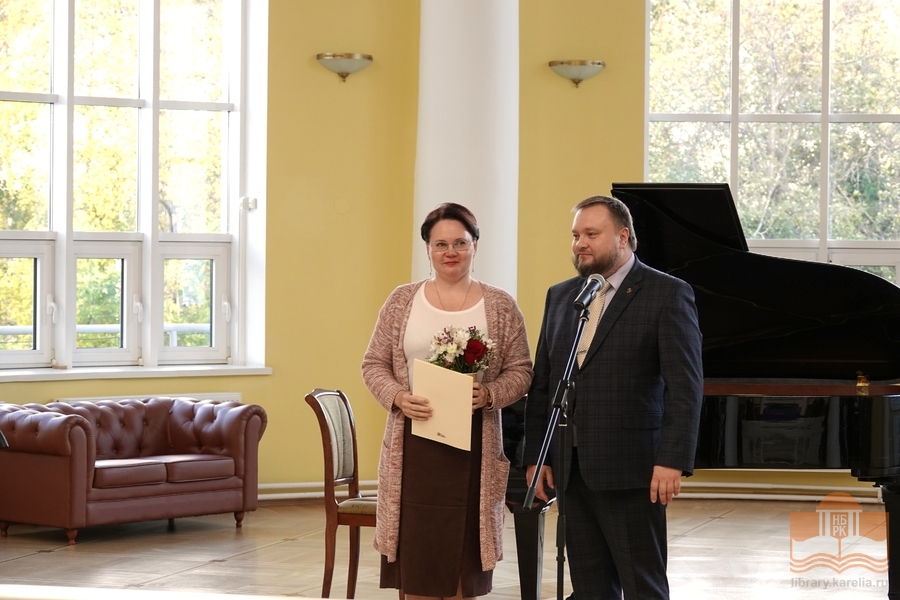 Почетной грамотой Министерства культуры Республики Карелия награждается Анастасия Ивановна Ковалевская