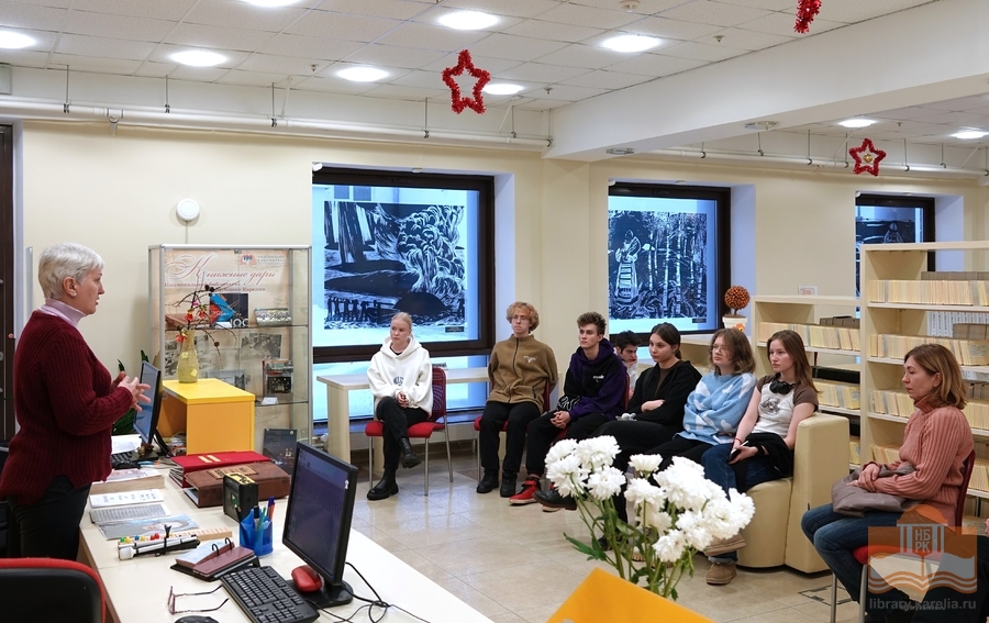 Экскурсия для первокурсников Института иностранных языков Петрозаводского университета