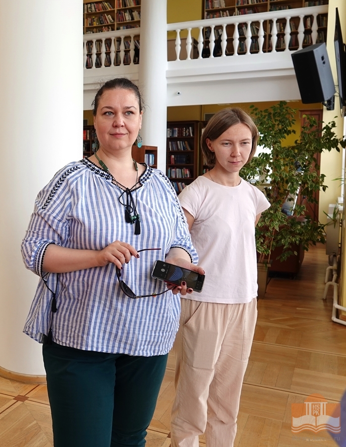 Ольга Третьякова, художник-реставратор Государственного исторического музея, (г. Москва), Ксения Еловских, художник-реставратор Музея изобразительных искусств РК