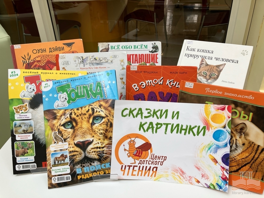 Книги из фонда Национальной библиотеки Карелии, представленные на мероприятии