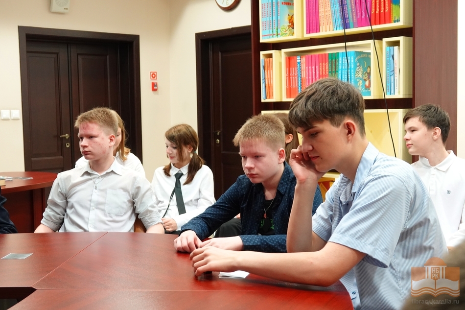 День знаний с Национальной библиотекой Карелии. Участники игры «Очевидно? Невероятно!»