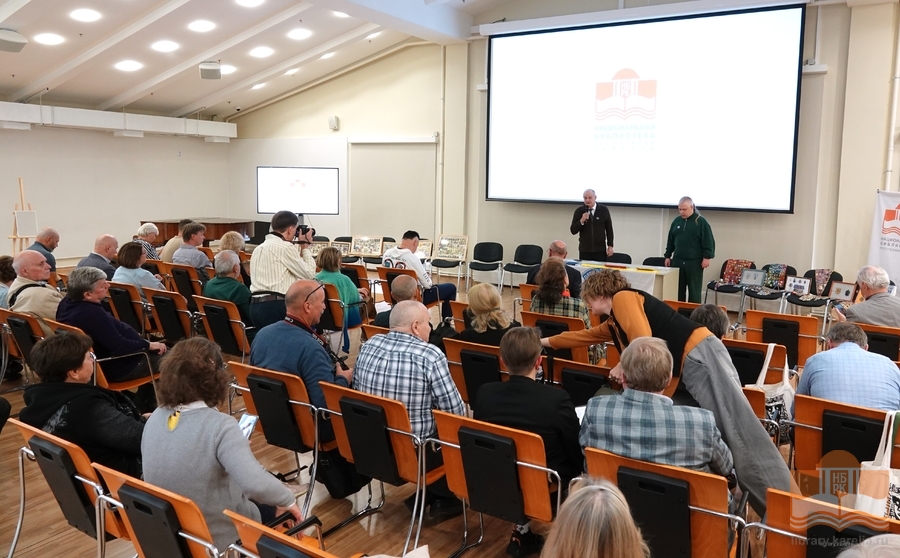 На научной конференции «Геральдика Пограничья» в Национальной библиотеке Карелии