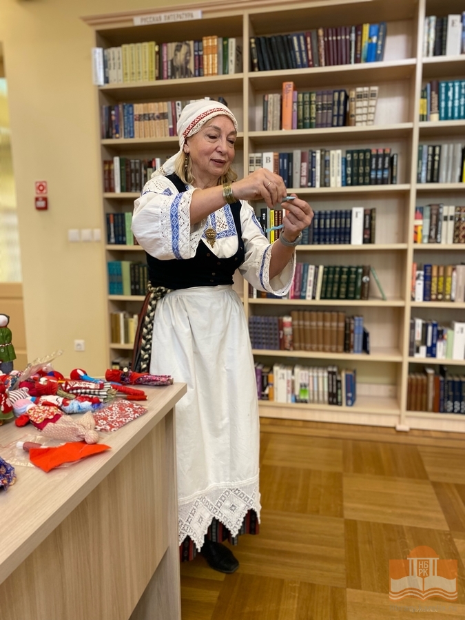 Маргарита Керн, карельская мастерица, гость программы «Страничку – я, страничку – ты…»