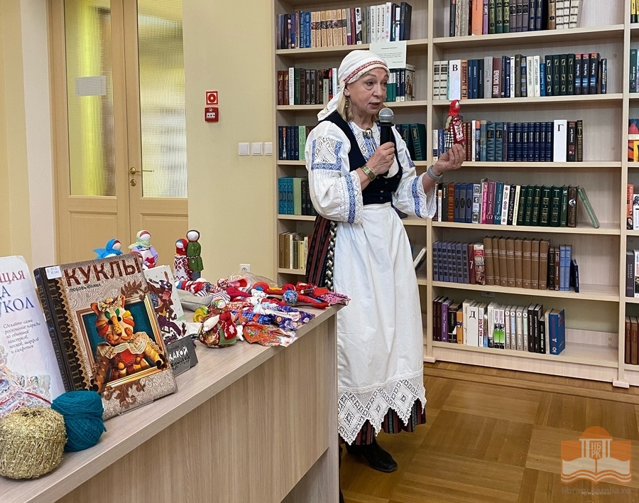 Маргарита Керн, карельская мастерица, гость программы «Страничку – я, страничку – ты…»
