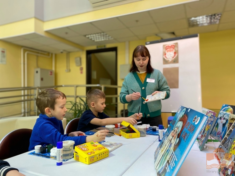 Творческая часть программы «Сказки и картинки: Дед Мороз - борода из ваты»