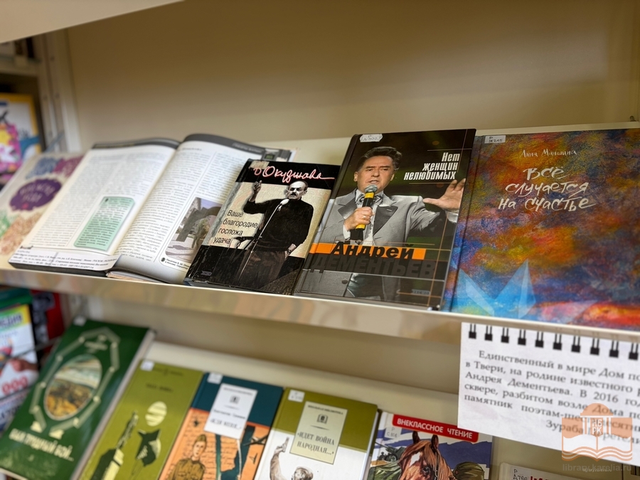 Книги, представленные на выставке «Когда строку рождает чувство»