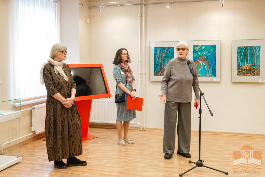 Открытие персональной выставки Ольги Икконен «Единая нить времени»