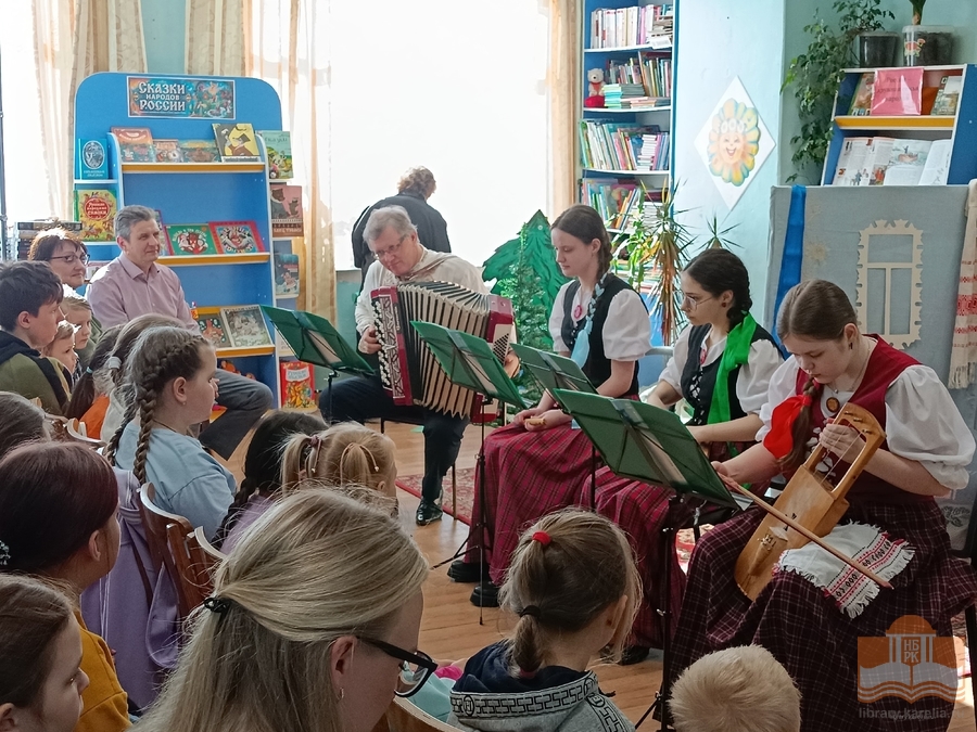 Участники Всероссийской недели детской книги в Детской библиотеке Медвежьегорска